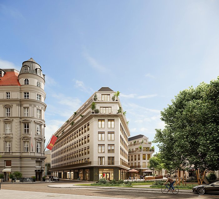 Südansicht des geplanten Falckenberg Ensembles